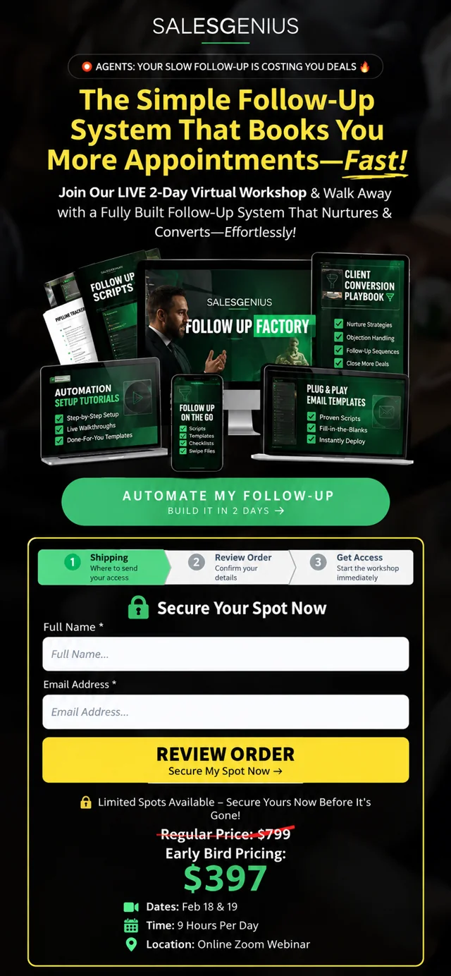 SalesGenius single-column mobile layout visualisation based on the original project