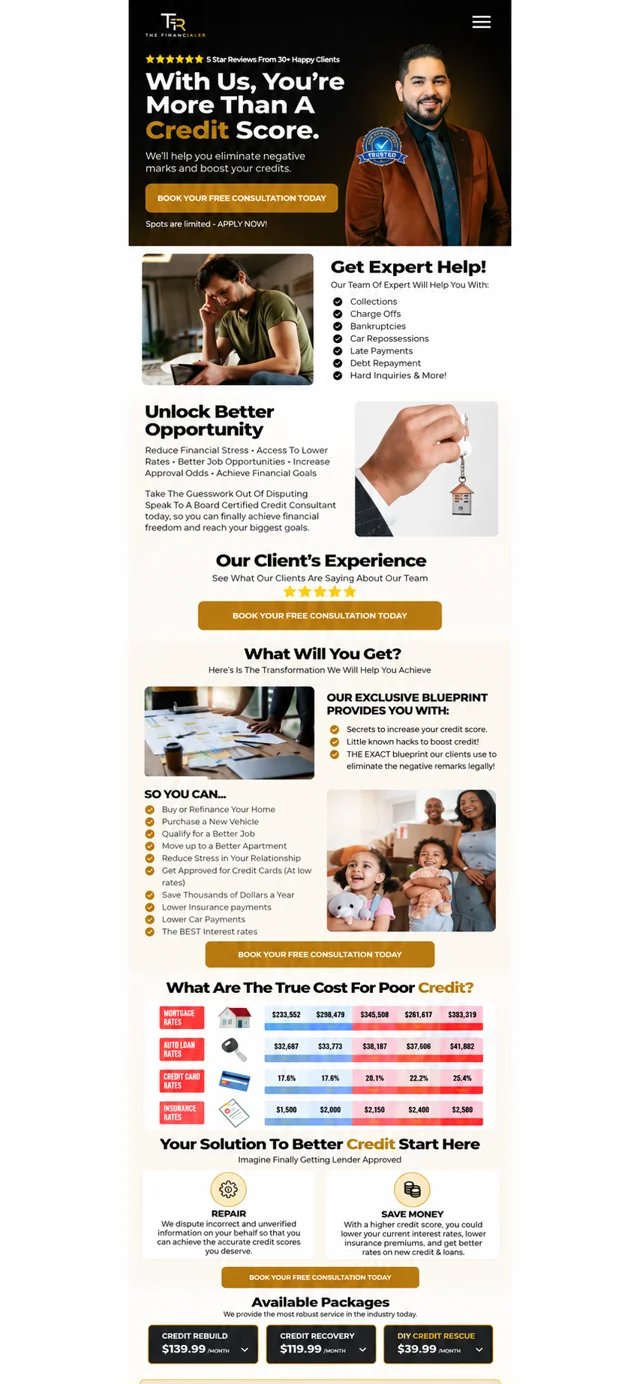 The Financialer single-column mobile layout visualisation based on the original project