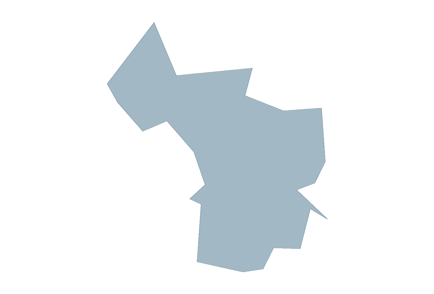 Boundary map of Bristol