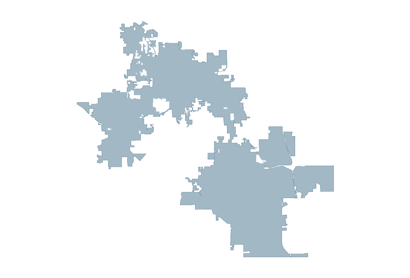 Boundary map of Orlando
