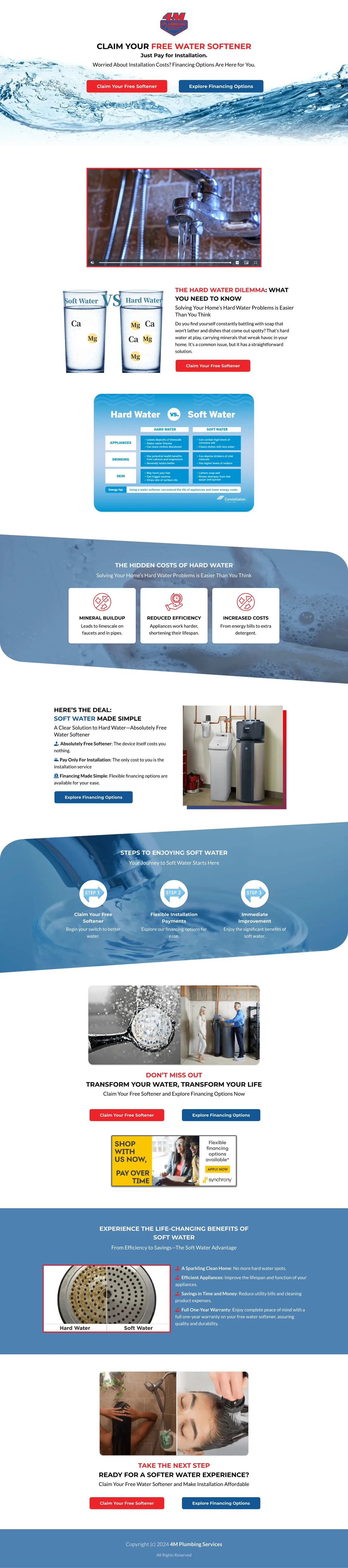 4M Plumbing Services - Water Installation screenshot