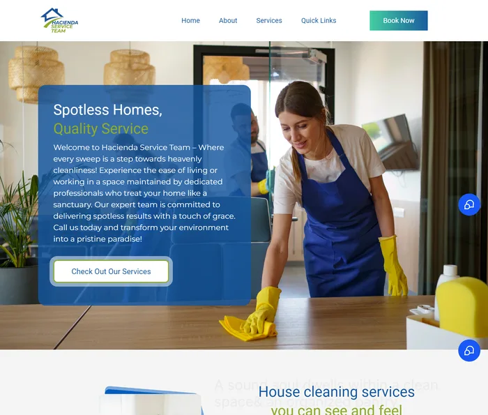 Hacienda Cleaning Service screenshot