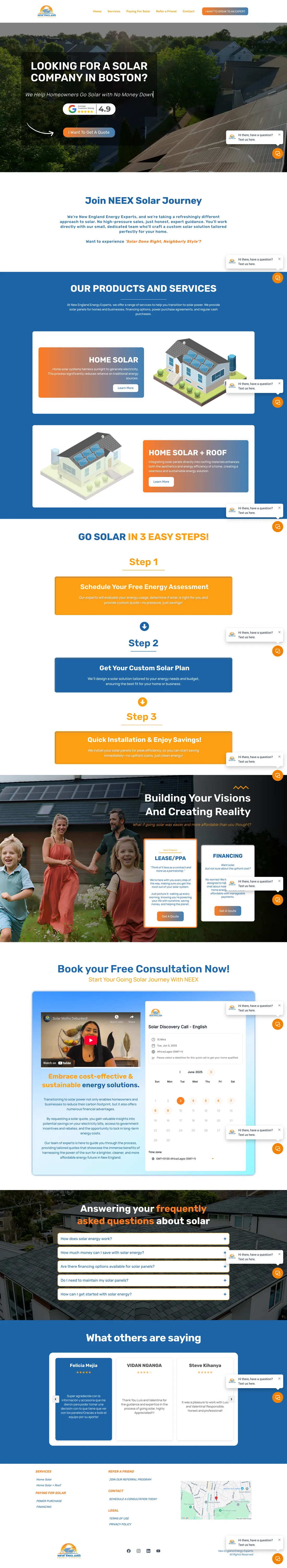 New England Energy Experts complete original full-page screenshot