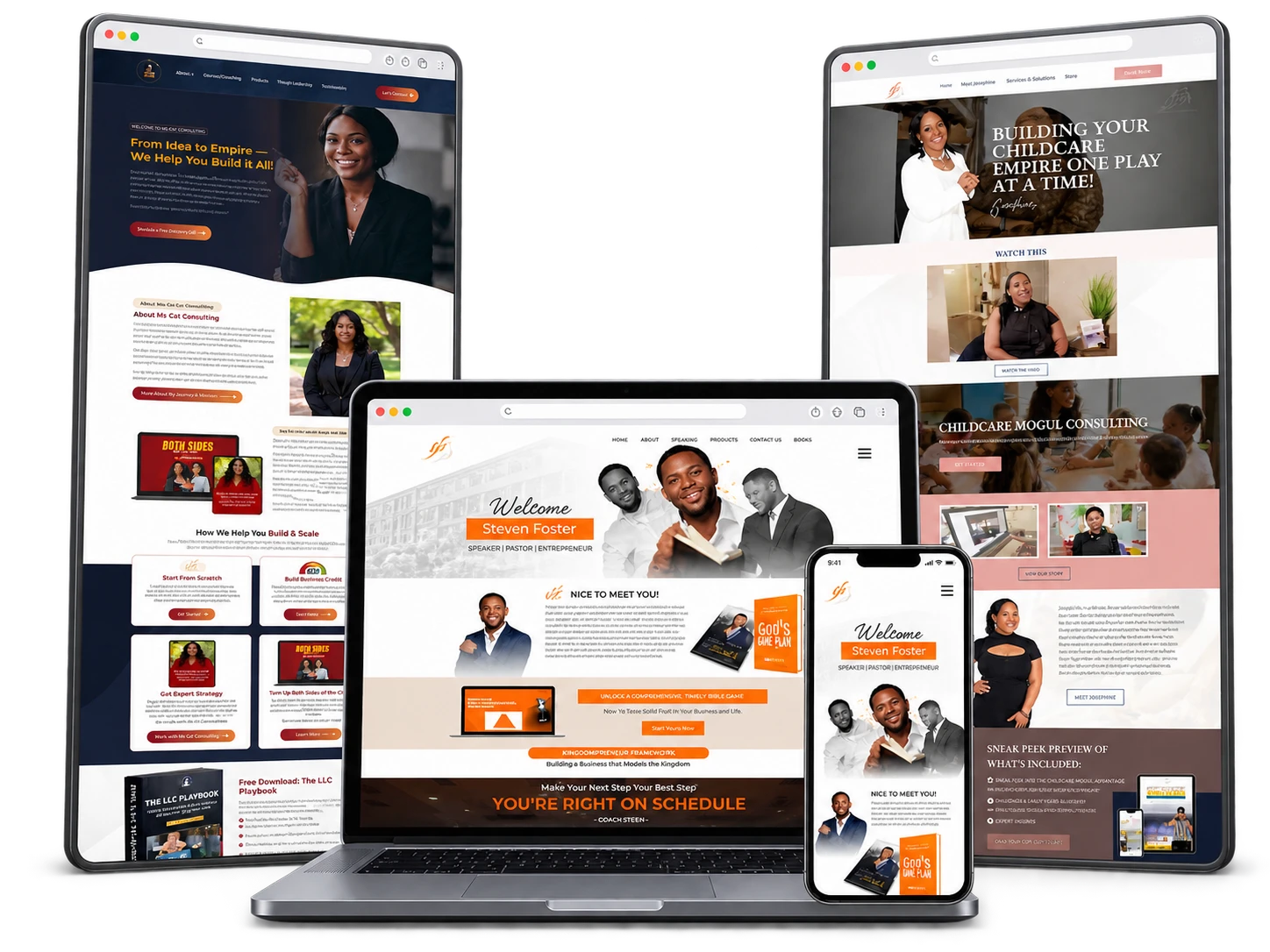 WordPress illustrative setup concept