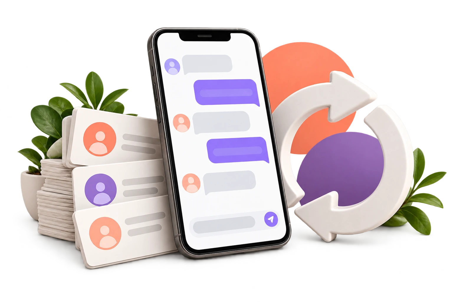 Illustrative retention & rebooking system concept